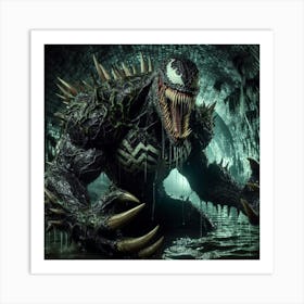 Croc venom 1 Art Print