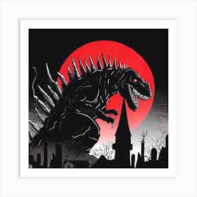 Godzilla Art Print