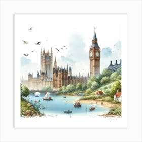 Big Ben 5 Art Print