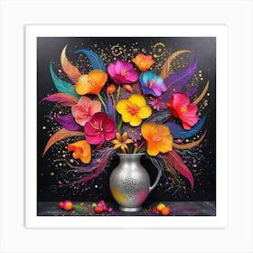 Flowers In A Vase 2 Art Print