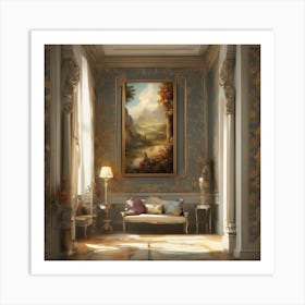 Room With A Painting Art Print