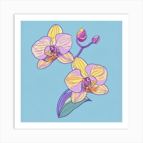 Orchid Flower Art Print