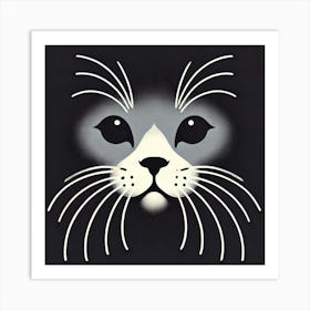 Cat'S Face Art Print