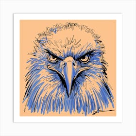 Eagle Head Art Print