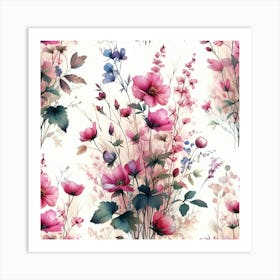 Flora Floral Flower Petal Art Print