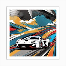 Lamborghini 76 Art Print