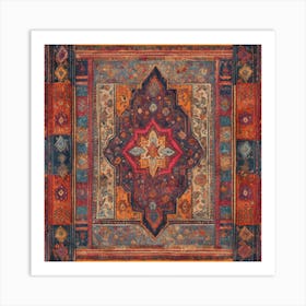 Crapet Rug Art Print