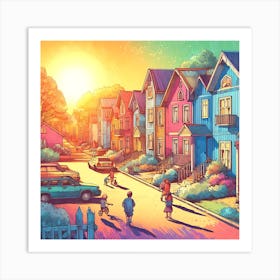 Golden Days Art Print