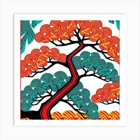 Japanese Tree 1 Art Print