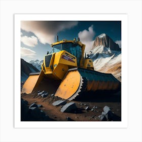 Buldozer Mountain (35) Art Print