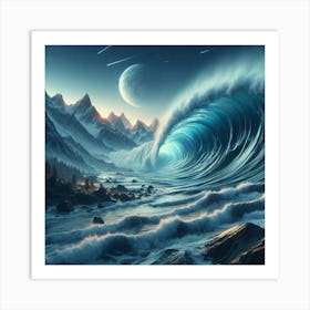 Ocean Wave Art Print