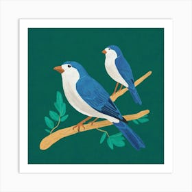 Birds Of A Feather Art Illustration Xoxi1rziqlupvlt Aj6sq Y Jz4taytjkeg0v6kdluew Art Print