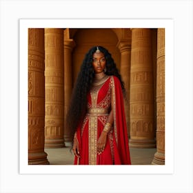 Egyptian Woman 19 Art Print