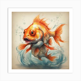 Goldfish 5 Art Print