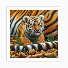 Tiger Cub 4 Art Print