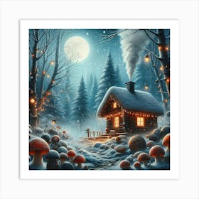 Cabin In The Woods 2 Art Print