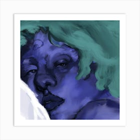 Contemporary Female Portrait Art Art Print