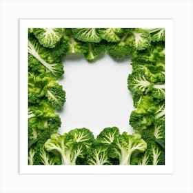 Frame Of Broccoli 9 Art Print