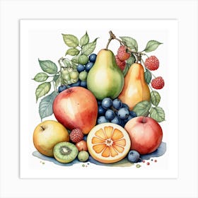 Fruit Basket Art Print