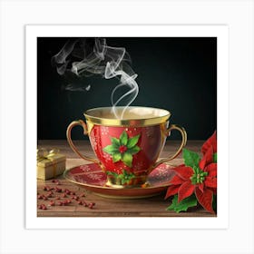 Poinsettia Art Print