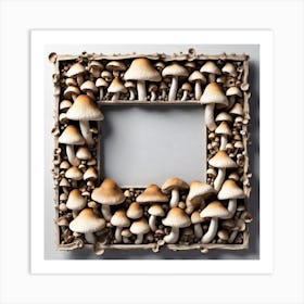 Mushroom Frame Art Print