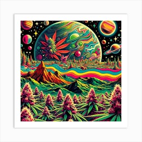 Bud Planet Art Print