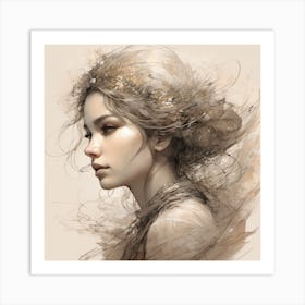 Portrait Of A Woman Art Print