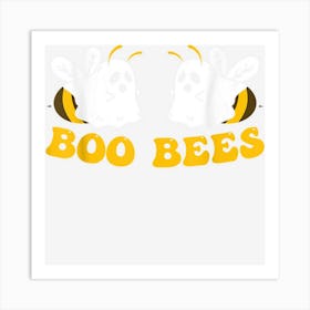 Boo Bees Funny Couples Halloween Costume Men Women Art Print