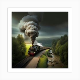 Full Steam Ahead Art Print