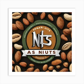 Nuts As A Logo (29) Art Print