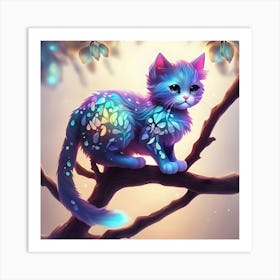 Fairy Cat 4 Art Print