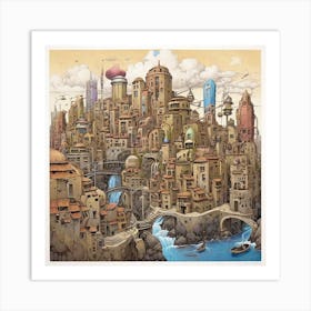 'The City Of Dreams' Art Print