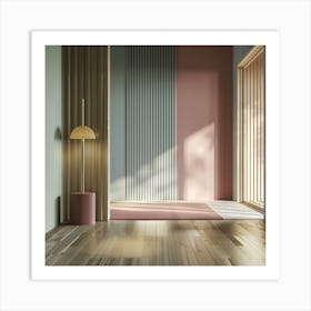 Room With Pink Walls Art Print