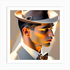 Creative Male Portrait 36 Art Print