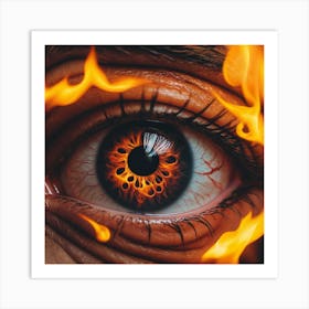 Eye Of Fire Art Print