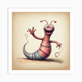 Worm! 1 Art Print