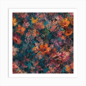 Flowers In The Garden Art Print