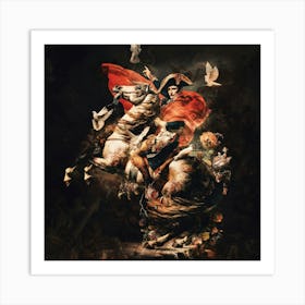 Napoleon Crossing the Alps Art Print