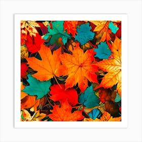 Autumn Leaves Art Print