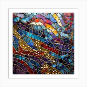 Mosaic Art Art Print