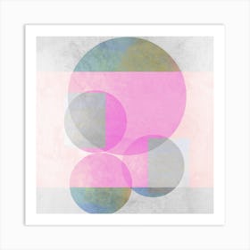 Abstract Circles Art Print