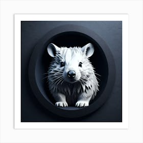 Rat In A Circle 1 Art Print