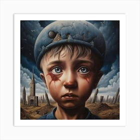 'The Boy In The Hat' Art Print