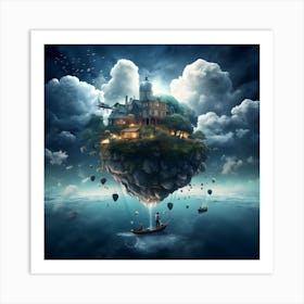 Island In The Sky 1 Art Print