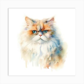 Persian Traditional Cat Portrait 2 Art Print