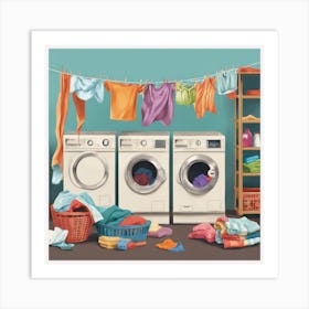 Laundry Room Art Print