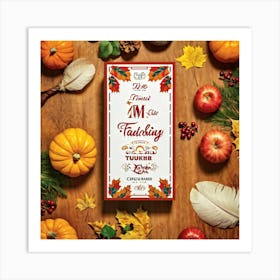 Thanksgiving 2 Art Print