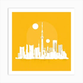 Tokyo Skyline Art Print