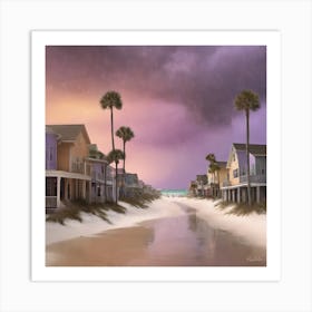 House On The Beach Art Print