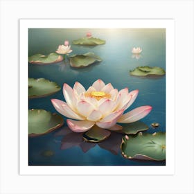 Lotus Flower Art Print